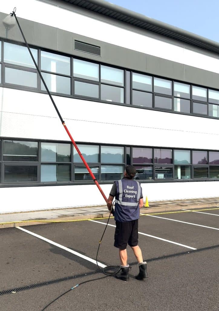 Professional Cladding Cleaning, Safely From The Ground
