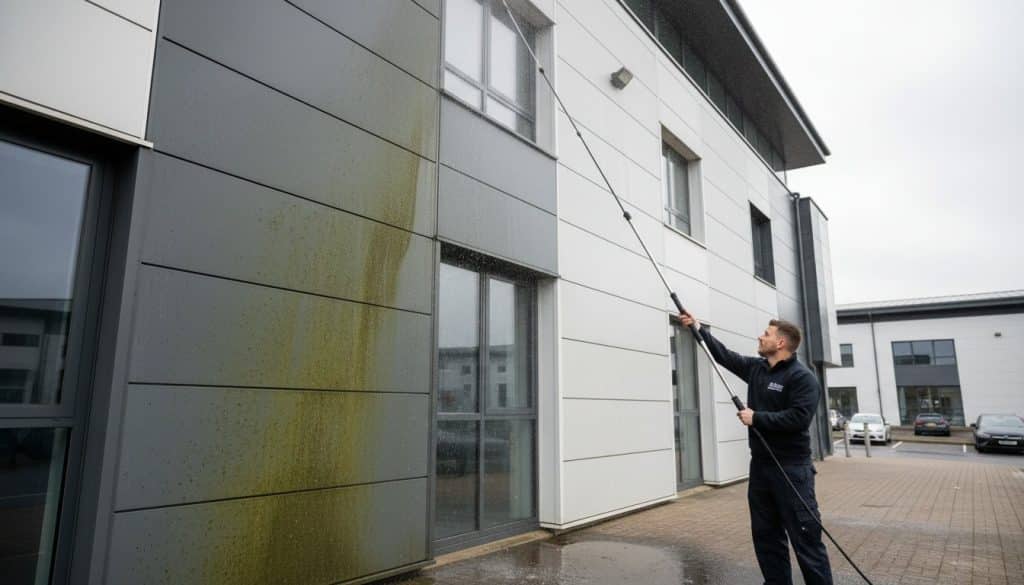 Commercial Building Washing in Belfast, Cardiff & Across the UK: The 2026 Professional Guide