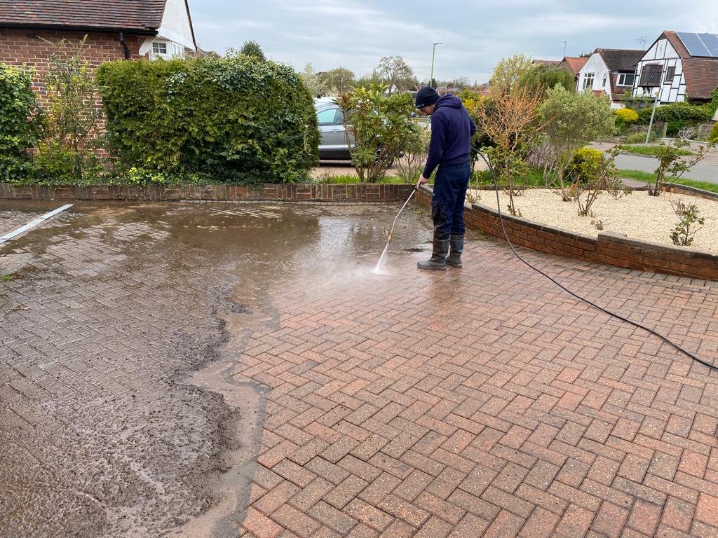 Driveway Pressure Washing
